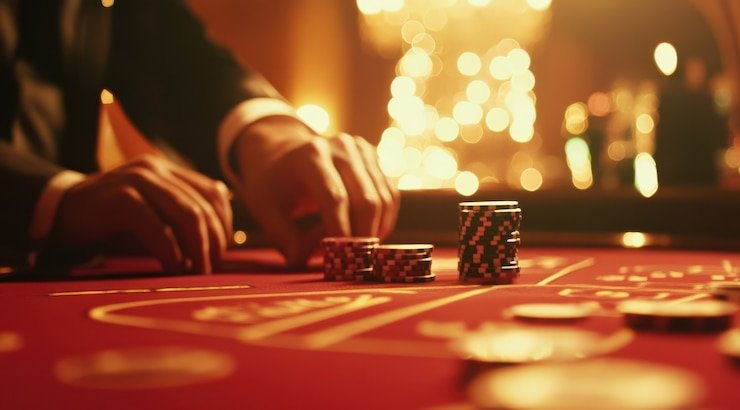 Tampilan aplikasi lapak123 dengan menu permainan kasino langsung, sportsbook, dan slot